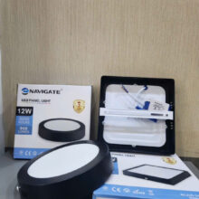 Đèn led ốp nổi viền đen NT-SM8018RA-BLACK - - 18W/200mm