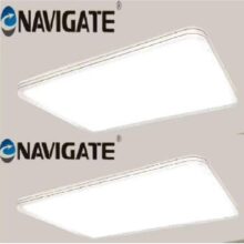 Đèn led ốp trang trí chữ nhật NT-KH-200W - 3 Chế độ màu  (65*95)