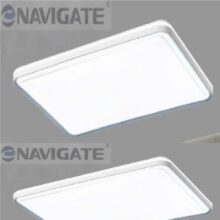 Đèn led ốp trang trí chữ nhật NT-KY-200W - 3 Chế độ màu (65*95)