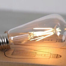 Bóng led ST64 NT-ST64/4W - Vàng Đèn bong bóng - E27